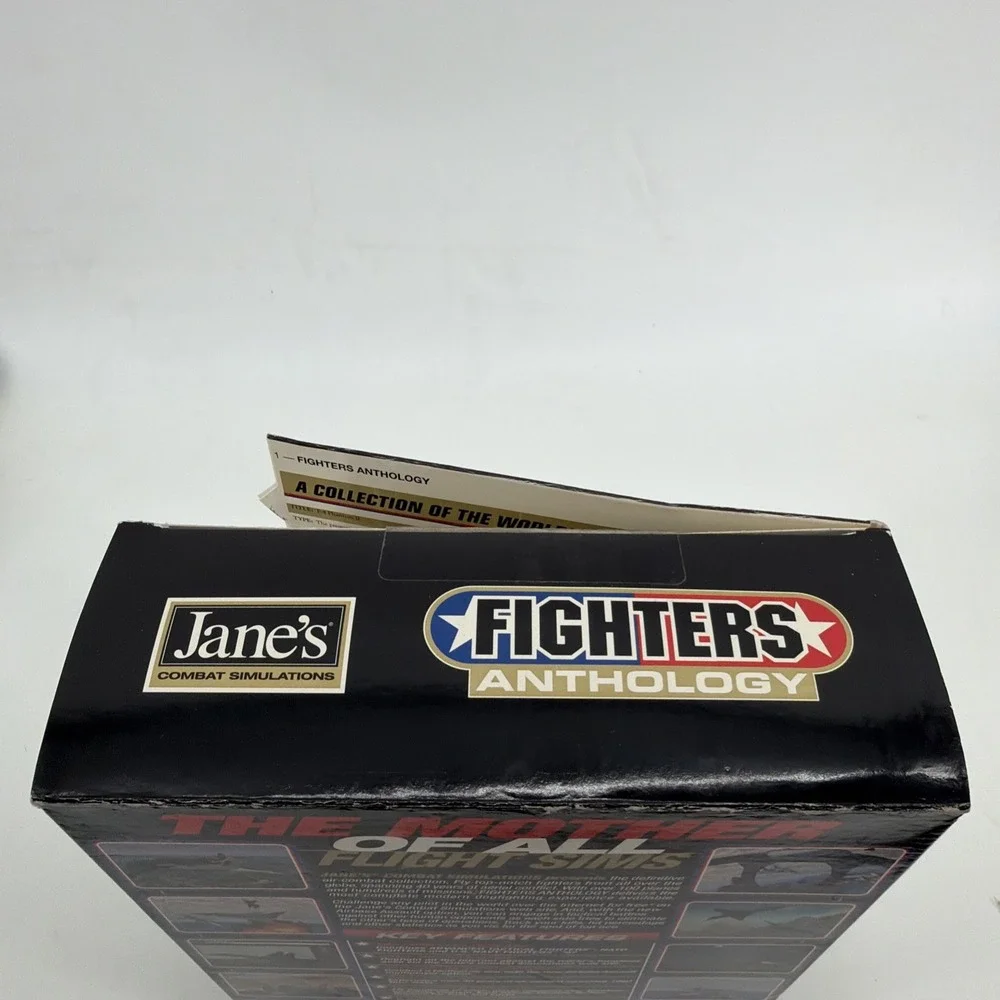 Jane's Combat Simulations Fighters Anthology Big Box PC CD ROM Game 1997 CIB
